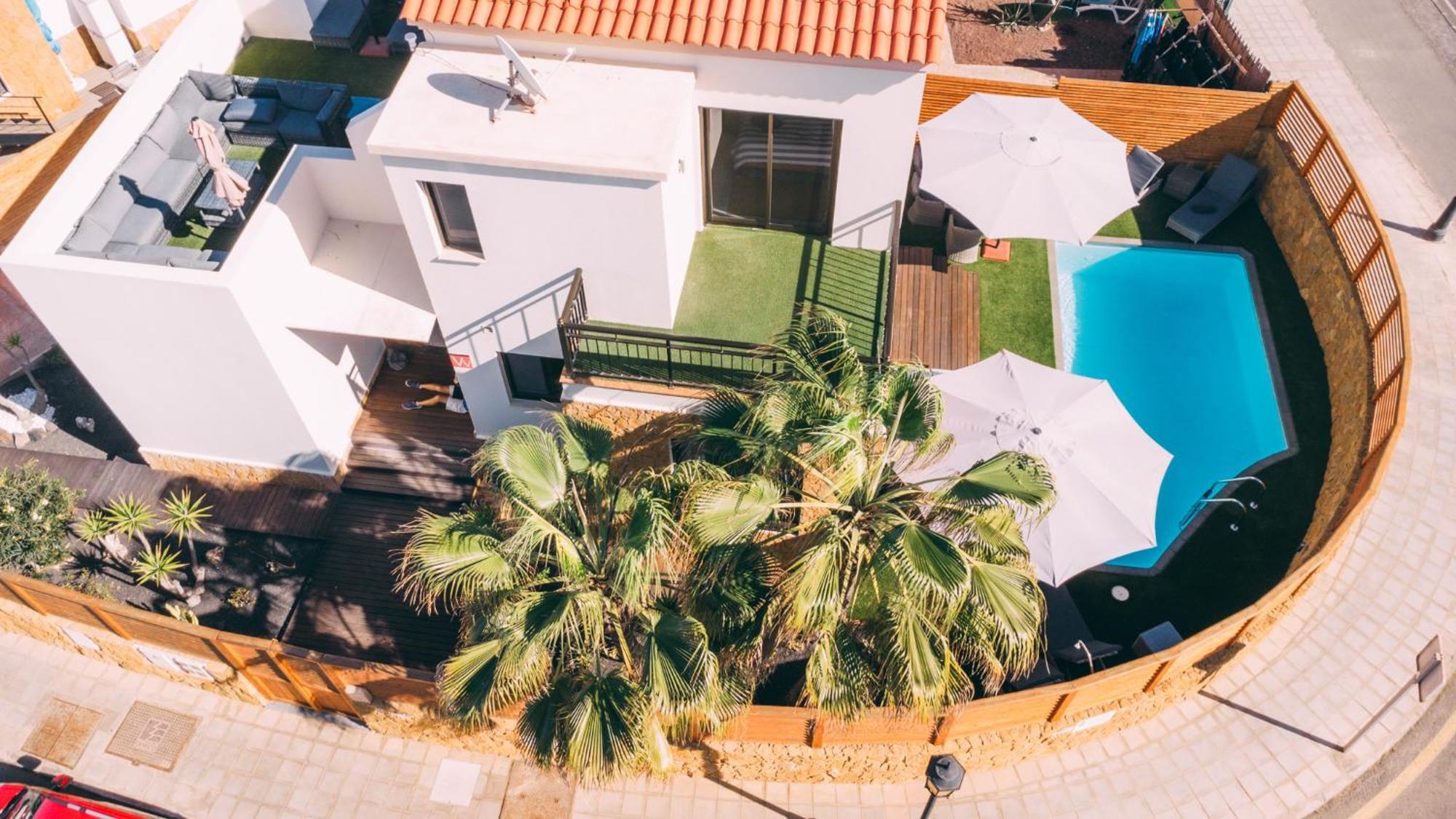 Paradise Beach House: Piscina Privada, Playa 100M コラレホ エクステリア 写真