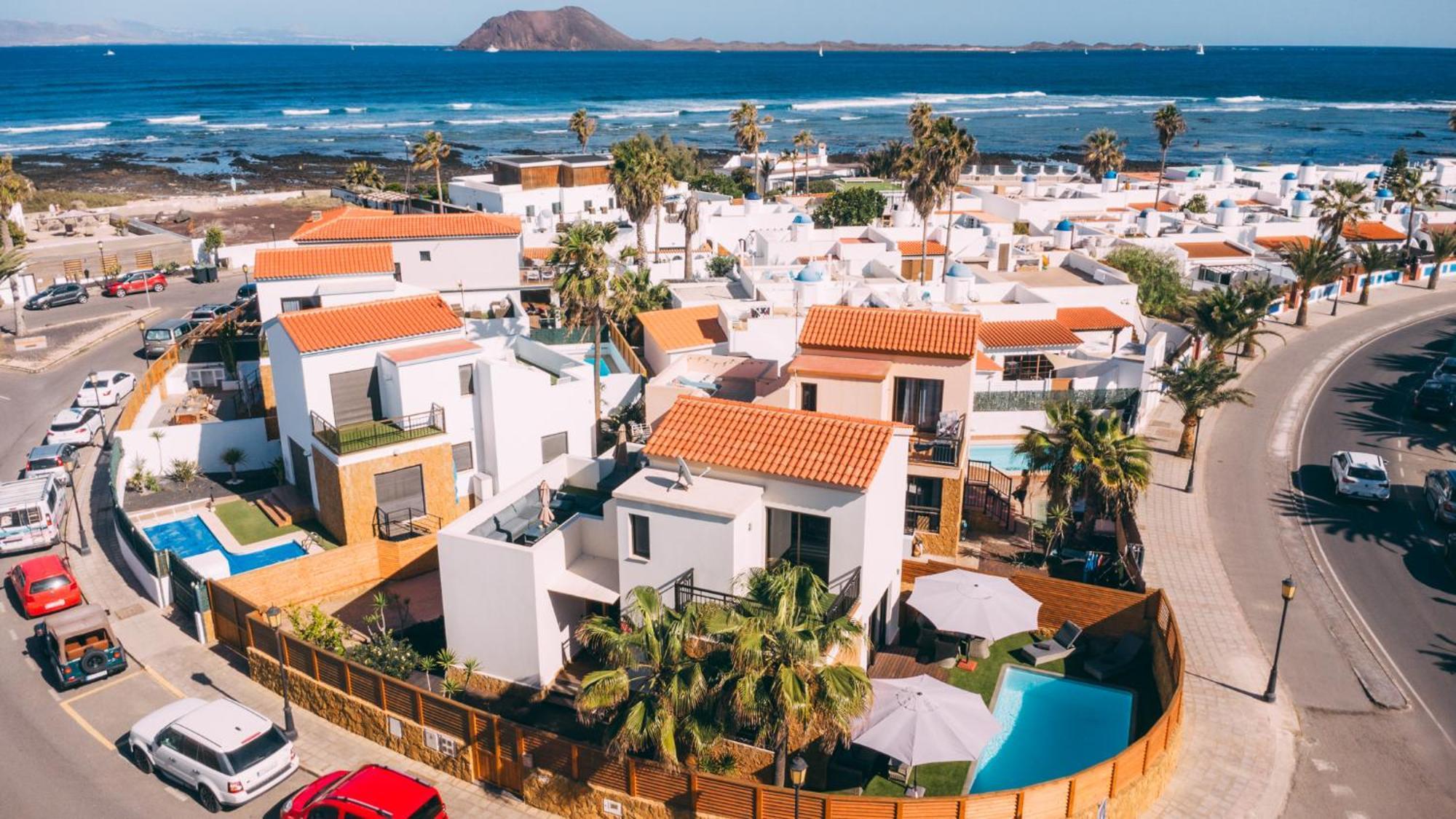 Paradise Beach House: Piscina Privada, Playa 100M コラレホ エクステリア 写真